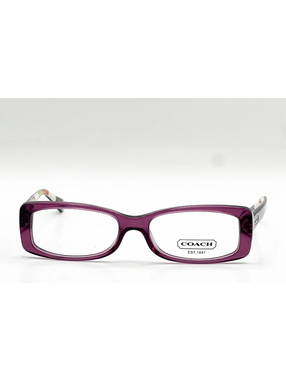 Coach HC 6011 5043 Purple Rectangle Authentic Eyeglass Frames 51-15-135